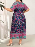 Rochie Midi Karolina Multicolora - Marimi Mari - imagine 2