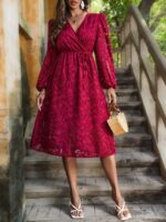 Rochie Midi Anjali Rosie - imagine 3
