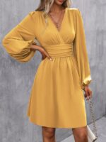 Rochie Scurta Karla Galbena