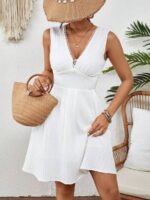 Rochie Scurta Kirima Alba