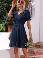 Rochie Scurta Terna Bleumarin - imagine 3