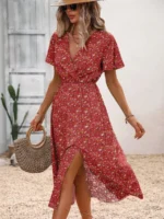 Rochie Midi Renkse Rosie Inflorata