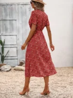Rochie Midi Renkse Rosie Inflorata - imagine 2