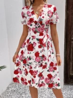 Rochie Midi Camilla Alba Inflorata - imagine 4