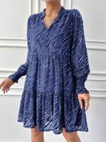 Rochie Scurta Alisya Albastra - imagine 4