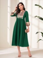 Rochie Lunga Estel Verde