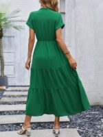 Rochie Lunga Margaux Verde - imagine 2
