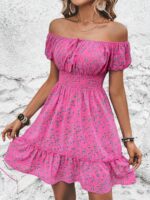 Rochie Scurta Anjaly Roz