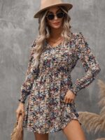 Rochie Scurta Demina Multicolora - imagine 3