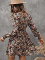 Rochie Scurta Demina Multicolora - imagine 2