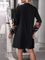 Rochie Scurta Jensine Neagra - imagine 2