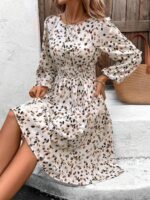 Rochie Scurta Paola Alba Cu Print Multicolor