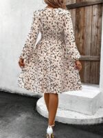 Rochie Scurta Paola Alba Cu Print Multicolor - imagine 2