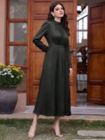 Rochie Lunga Stoyanka Neagra - imagine 3