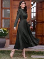 Rochie Lunga Stoyanka Neagra - imagine 4