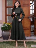 Rochie Lunga Stoyanka Neagra - imagine 5