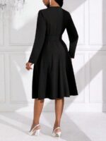 Rochie Midi Boyana Neagra - imagine 2