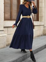 Rochie Lunga Xandra Bleumarin