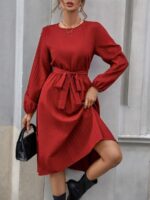 Rochie Midi Abigel Caramizie - imagine 3