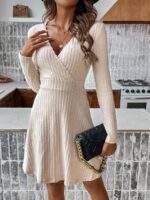 Rochie Scurta Birkita Crem - imagine 3
