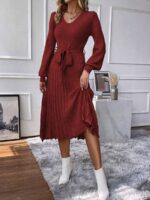 Rochie Midi Tricotata Rada Grena