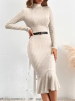 Rochie Midi Karina Crem