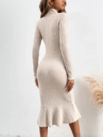 Rochie Midi Karina Crem - imagine 2