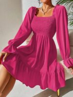 Rochie Scurta Mercya Roz Inchis