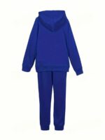 Trening format din bluza si pantalon Yaritza Albastru - imagine 2