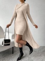 Rochie Scurta Sorana Crem Deschis - imagine 3