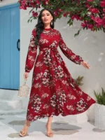 Rochie Lunga Samanta Rosie Inflorata
