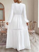 Rochie Lunga Marama Alba - imagine 2