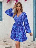 Rochie Scurta Athalia Albastra