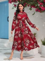 Rochie Lunga Samanta Rosie Inflorata - imagine 5