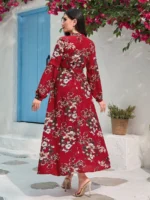 Rochie Lunga Samanta Rosie Inflorata - imagine 2
