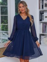 Rochie Scurta Agna Bleumarin