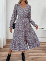 Rochie Midi Aislinn Multicolora - imagine 3