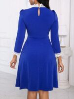 Rochie Scurta Elodye Albastra - imagine 2