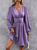 Rochie Scurta Kaida Lila - imagine 4