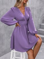 Rochie Scurta Kaida Lila - imagine 3