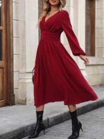 Rochie Midi Maty Grena - imagine 3