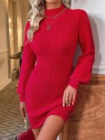 Rochie Tricotata Scurta Pensry Rosie - imagine 3