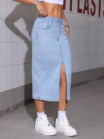 Fusta Midi Azra Din Denim