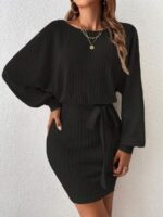 Rochie Scurta Sakura Neagra