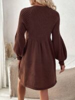 Rochie Scurta Tricotata Ayse Maro - imagine 2