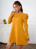 Rochie Scurta Kanika Galbena