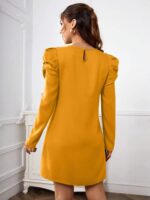 Rochie Scurta Kanika Galbena - imagine 2
