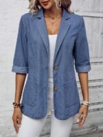 Sacou Herra din Denim - imagine 3