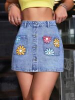 Fusta Scurta Zinnya din Denim