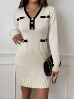 Rochie Scurta Arabelle Crem - imagine 3